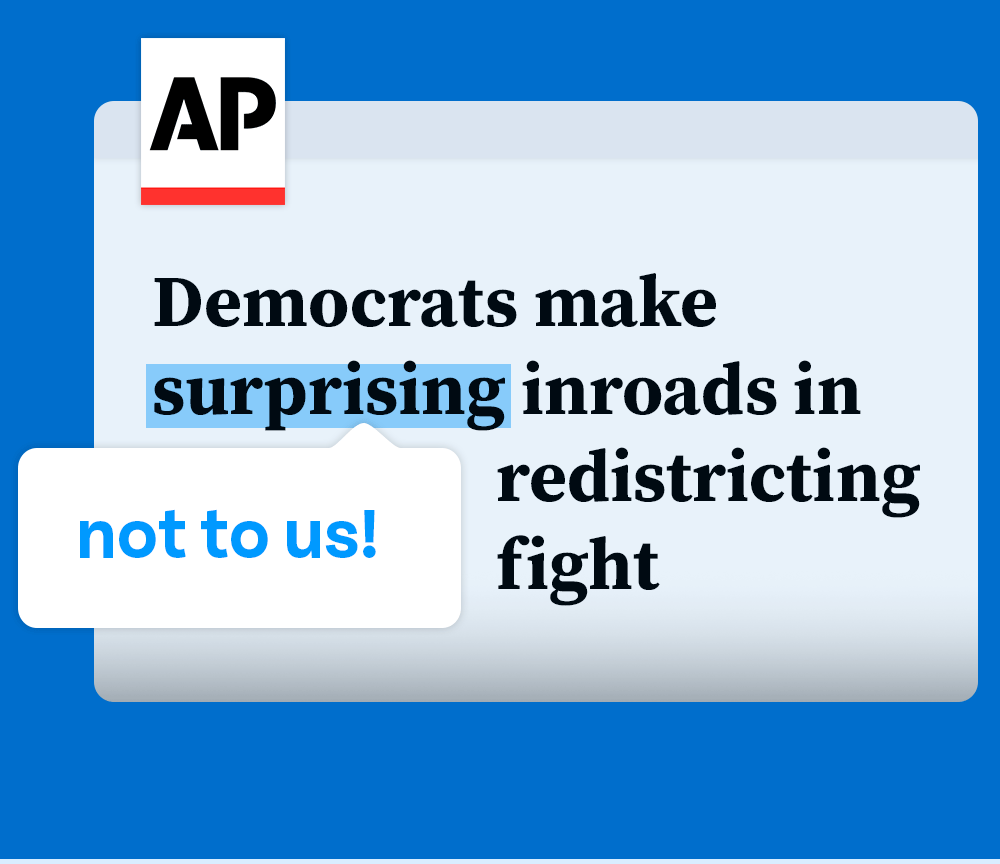 AP: Democrats make surprising inroads in redistricting fight