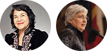 Photo of Dolores Huerta and Elanor Smeal