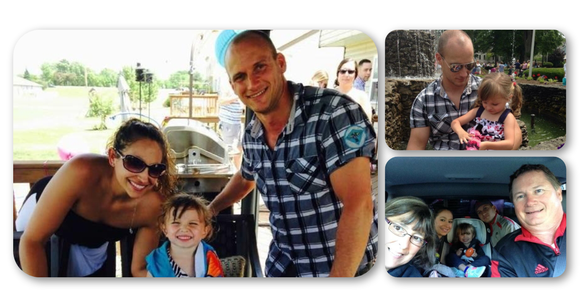 Pictures of Heath from GoFundMe