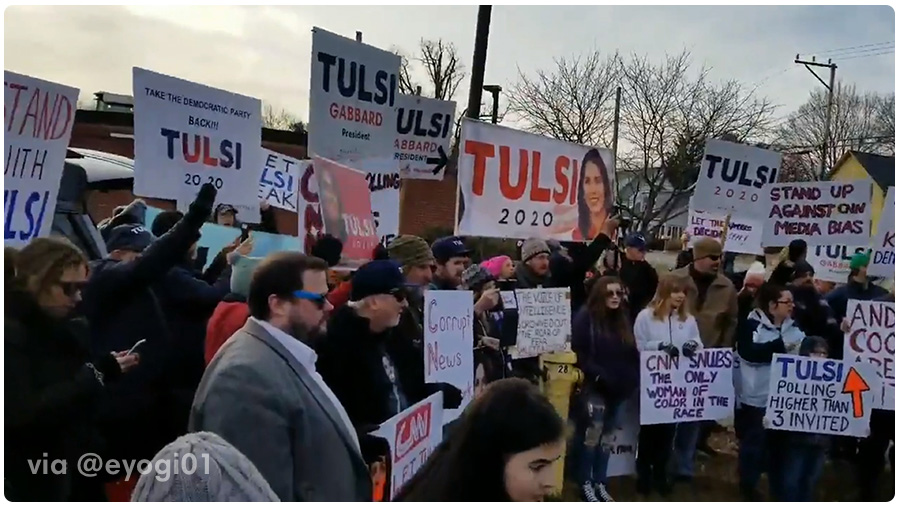 CNN Protest, New Hampshire