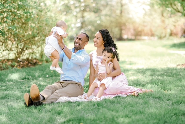 Jerry with his wife Emily and their daughters Jerry with his wife Emily and their daughters