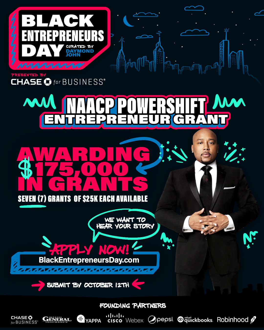 Apply for the NAACP Powershift Entrepreneur Grant