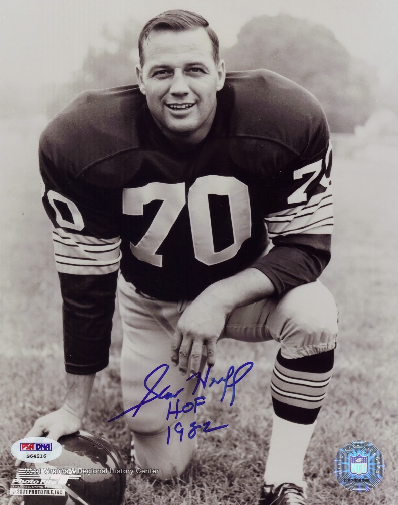 Sam Huff, Former West Virginia University Football Player - West Virginia  History OnView | WVU Libraries