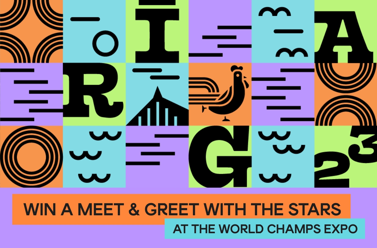 Win a meet and greet with the stars at the world champs expo