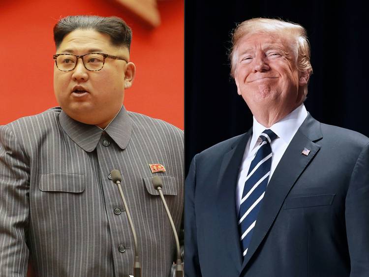 Trump and Kim could meet as soon as May. (AFP/KCNA via KNS)