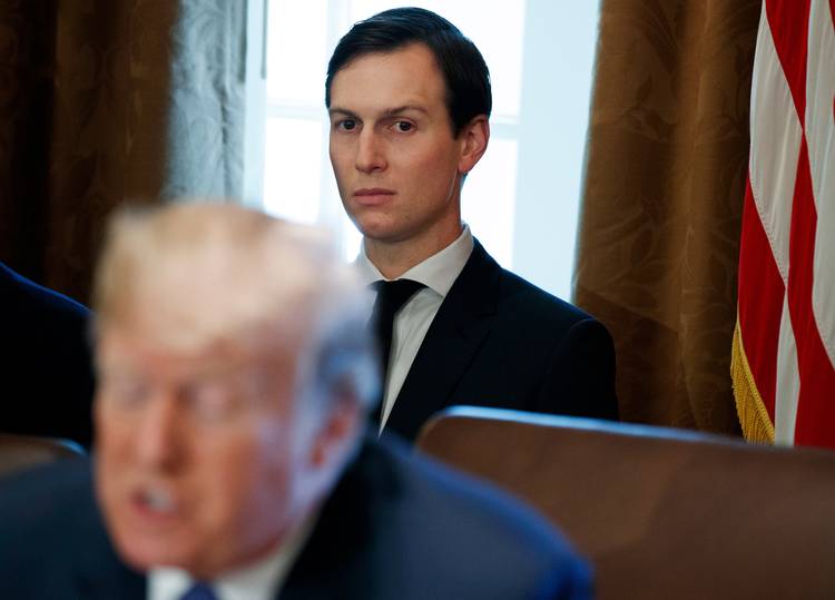 Jared Kushner listens during a Cabinet meeting at the White House. (Evan Vucci/AP)