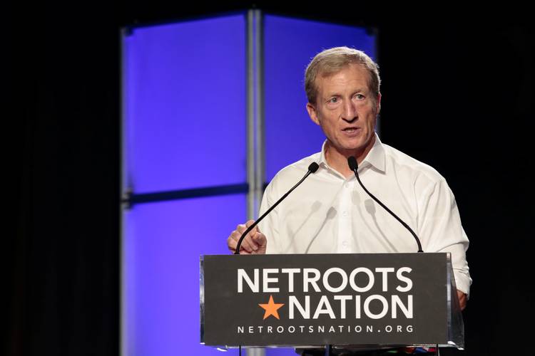 Tom Steyer speaks at last year's Netroots Nation conference for political progressives. (Christopher Aluka Berry/Reuters)