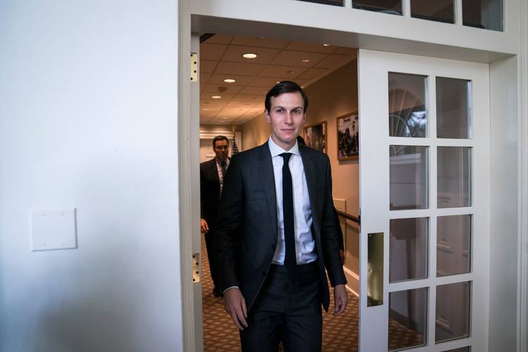 Jared Kushner at the White House. (Jabin Botsford/The Washington Post)