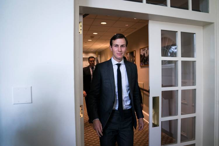Jared Kushner at the White House. (Jabin Botsford/The Washington Post)