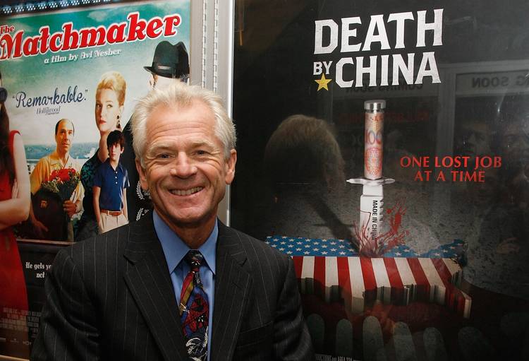 Peter Navarro attends a 2012 screening of “Death By China” in New York City. (Andy Kropa/Getty Images)