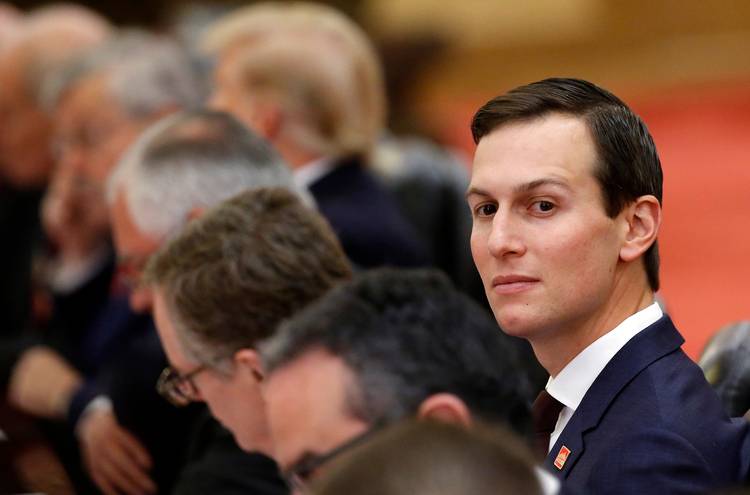 Jared Kushner attends a meeting in Beijing. (Thomas Peter/AP)