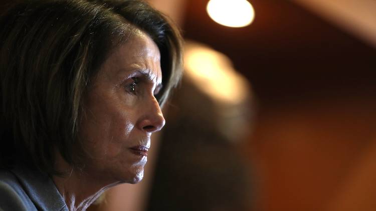 House Minority Leader Nancy Pelosi speaks at a news conference in San Francisco. (Justin Sullivan/Getty Images)