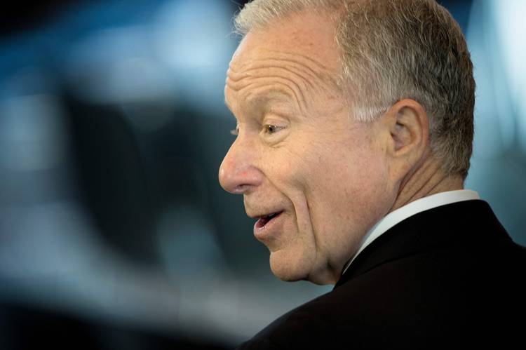 Scooter Libby arrives during a dedication ceremony at the Capitol in 2015. (Brendan Smialowski/AFP/Getty Images)