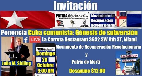 Invvitacion Ponencia Cuba Comunista Genesis De Subversion