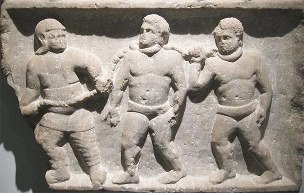 Dr Paula Lock on Twitter: "Detail from a relief showing two slaves ...