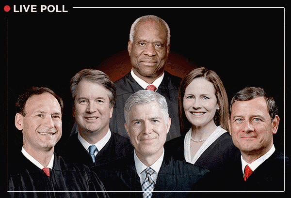 LIVE POLL: Do you approve of the Supreme Court?