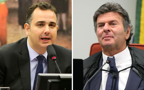 Pacheco se encontra com Fux e diz que pediu para ele retomar diálogo com Bolsonaro