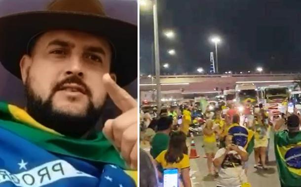 Abandonado e na iminência de ser preso, Zé Trovão pede a caminhoneiros para retirar faixas de apoio a Bolsonaro (vídeo)