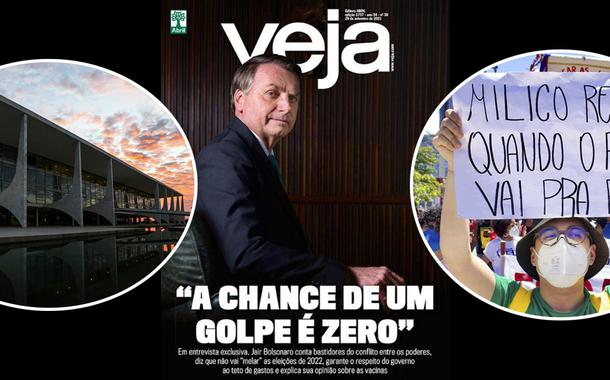 Felipe Neto cancela Veja e diz que a revista é fascista após entrevista chapa branca com Bolsonaro