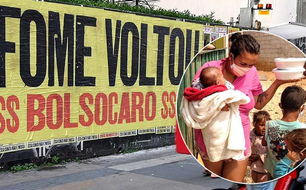 Levantamento diz que 20 milhões estão passando fome no Brasil, onde dobrou o número de favelas