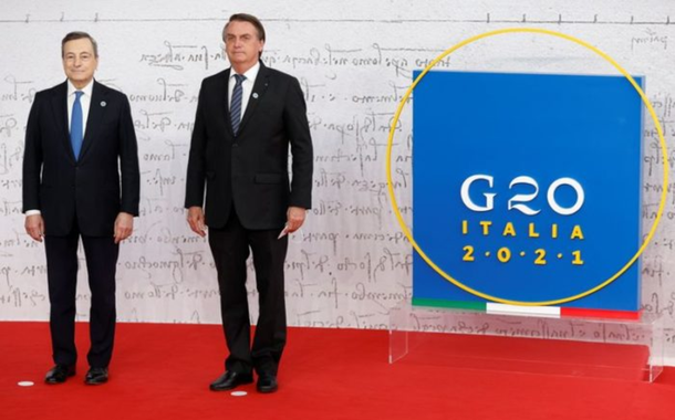 Primeiro-ministro italiano evita apertar a mão de Bolsonaro na cúpula do G20