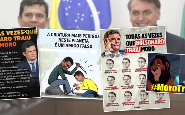 Bolsonaristas e moristas brigam nas redes sobre quem é mais traidor