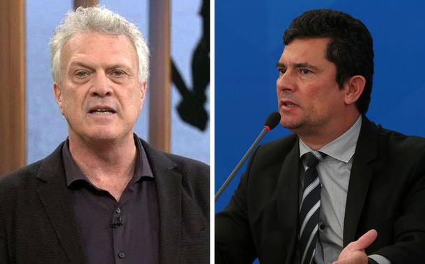 Bial grava entrevista com Moro e fica cada vez mais claro que o ex-juiz parcial é o candidato da Globo