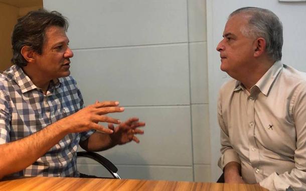 Diálogo entre PT e PSB evolui em São Paulo para formar chapa liderada por Haddad