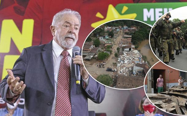 Lula cobra ação das Forças Armadas para ajudar vítimas das enchentes na Bahia