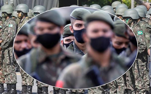 Contrariando Bolsonaro, Exército demandas de militares vacina e máscaras
