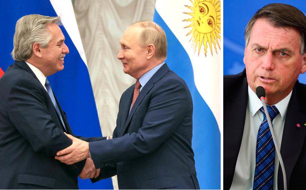Putin vai falar com Bolsonaro sobre possível entrada da Argentina no Brics