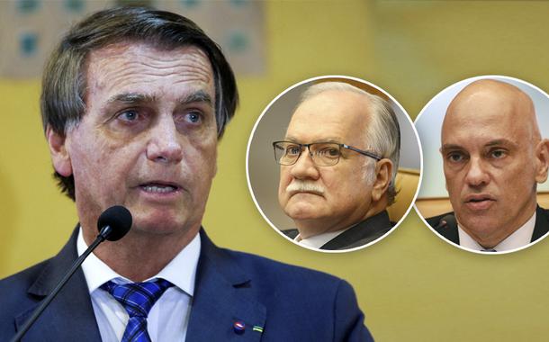 Bolsonaro diz que ficou incomodado com Fachin e volta a atacar Alexandre de Moraes