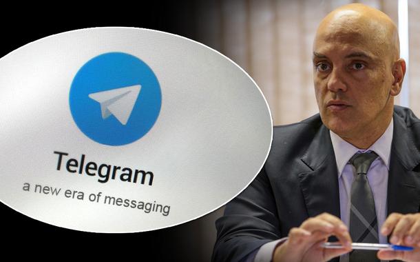 Moraes determina bloqueio de perfis do Telegram e ameaça suspender aplicativo