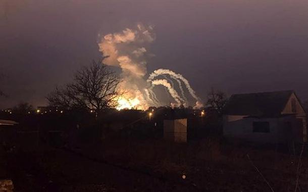 Kiev tem explosão perto de estação ferroviária