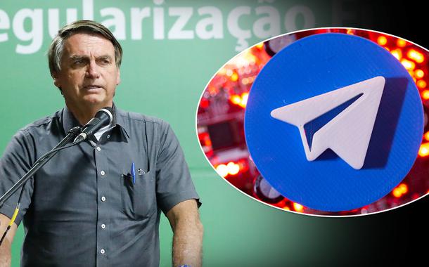 Bolsonaro critica Moraes e diz que bloquear Telegram é “inadmissível”