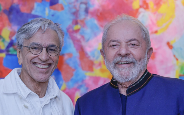 Caetano e Lula se encontram e músico apoia o ex-presidente 