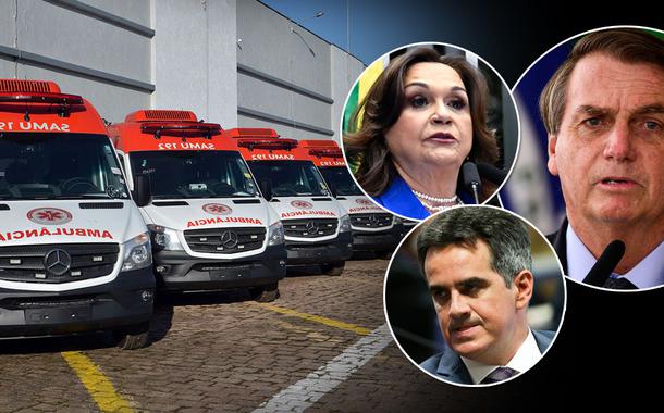 Uma em cada cinco ambulâncias compradas no governo Bolsonaro vai para o Piauí, reduto de Ciro Nogueira