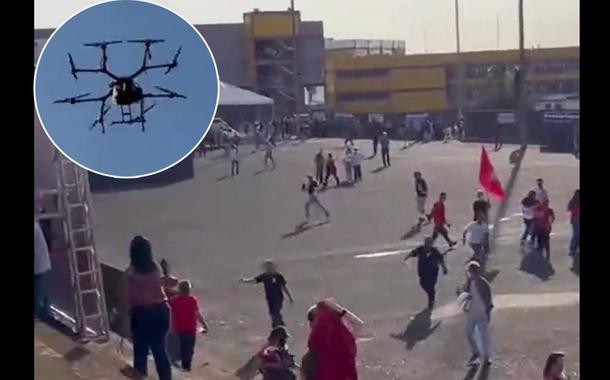Operadores de drone em evento pró-Lula têm outras passagens pelo sistema prisional