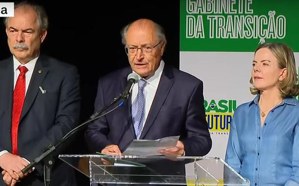 Alckmin anuncia novos nomes do Gabinete de Transição nesta segunda