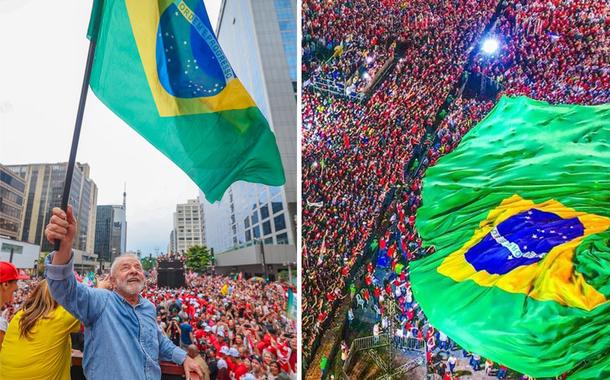 Lula homenageia a bandeira do Brasil e diz que é um símbolo nacional que pertence 215 milhões de brasileiros