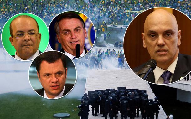 Moraes inclui os Bolsonaros no inquérito de Ibaneis e Torres