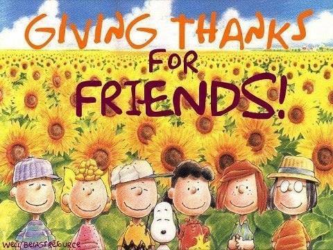 Giving thanks for friends! NeedEncouragement.com