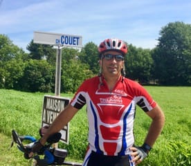 Martin Couët in Ottawa - Team Triumph Triathlon Club