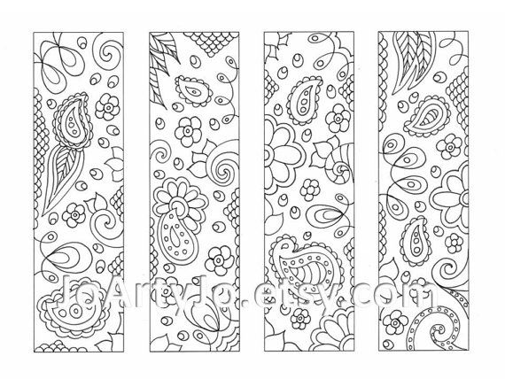 Image result for coloring page book marks