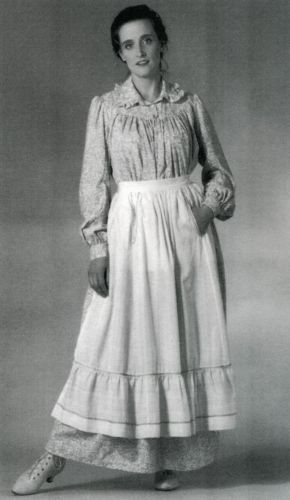 Folkwear Historic 1800s Prairie / Pioneer Dress 