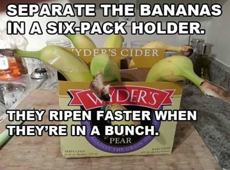 Image result for SEPARATE THE BANANAS IN A SIX PACK