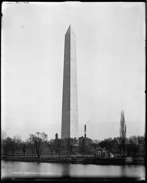Image result for dedication of the washington monument in 1885