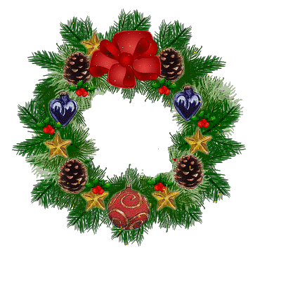 Image result for CHRISTMAS WREATHS GIFS