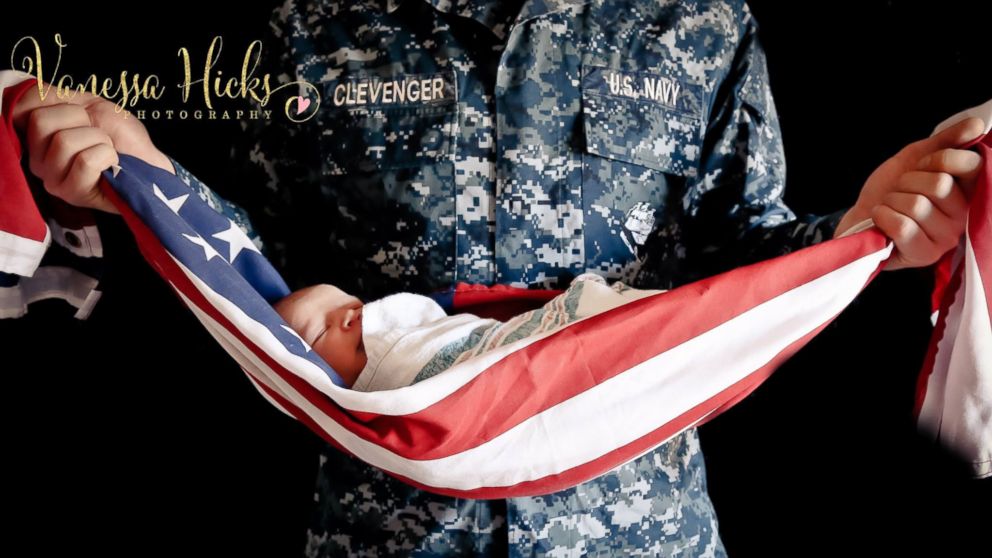 Veteran Wraps Baby in American Flag, Photo Sparks Controversy - ABC News