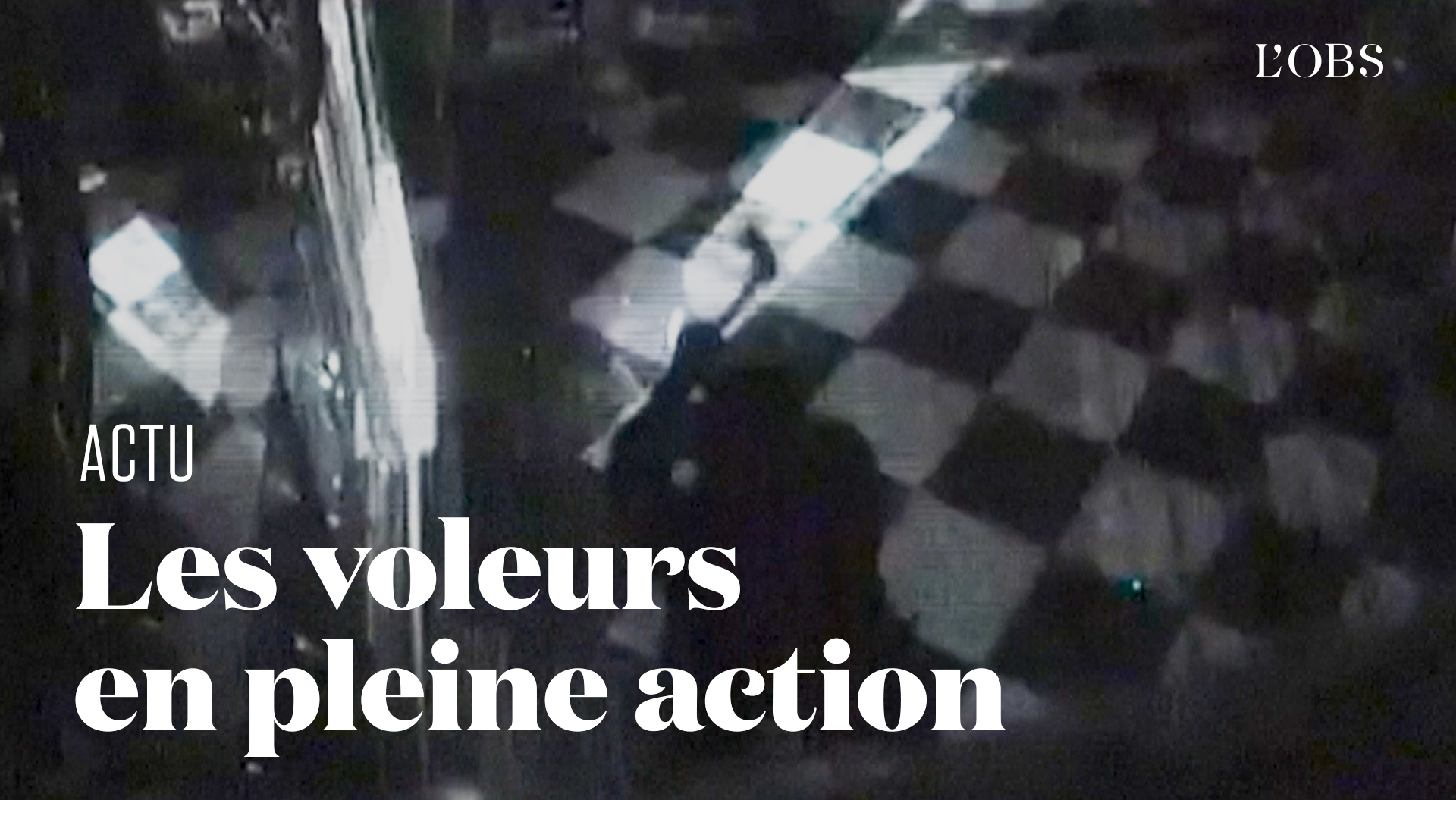 La vidéosurveillance qui montre les voleurs de diamants du musée de Dresde en pleine action